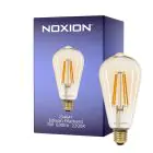Noxion LED E27 Edison Filament Ambre 7W 630lm - 822 Blanc Très Chaud | Dimmable - Équivalent 50W