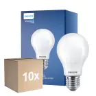 Lot 10x Philips Master LED E27 Poire Filament Dépolie 5.9W 806lm - 922-927 Dim To Warm | Meilleur Rendu Des Couleurs - Dimmable - Équivalent 60W