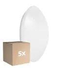 Lot 5x Ledvance Surface Circulaire 350 Blanc 18W 1440lm - 840 Blanc Froid | IP44 - avec Détecteur de Mouvement - Équivalent 2x18W