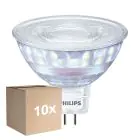 Lot 10x Philips Master LED Spot GU5.3 MR16 7.5W 621lm 36D - 922-927 Dim To Warm | Meilleur Rendu Des Couleurs - Dimmable - Équivalent 50W