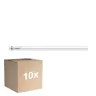 Lot 10x Philips Master Tube LED T8 (EM/Direct 230V) Ultra Output 20W 3700lm - 840 Blanc Froid | 150cm - Équivalent 58W