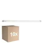 Lot 10x Sylvania ToLEDo Superia Tube LED T8 (EM/Direct 230V) Ultra Efficiency 22.2W 4100lm - 840 Blanc Froid | 150cm - Équivalent 58W
