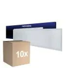 Lot 10x Noxion Panneau LED Delta Value V5 28W 3920lm - 830-840 CCT | 120x30cm - UGR