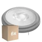 Lot 6x Ledvance Superior Spot LED Réflecteur G53 AR111 11.7W 800lm 24D - 930 Blanc Chaud | Meilleur rendu des couleurs - Dimmable - Équivalent 75W