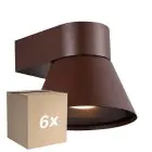 Lot 6x Nordlux Kyklop Cone Applique Murale Aluminium Rouille | Convient pour GU10