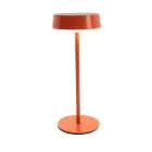 Eglo Lampe De Chevet Simeri Solar Acier Orange 3W 250lm - 830-860 Variable Blanc | IP44 - Dimmable tactile - USB-C