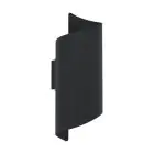 Eglo Applique Murale Montarello Acier Noir Up & Down 4W 510lm - 827-840-860 CCT | IP54